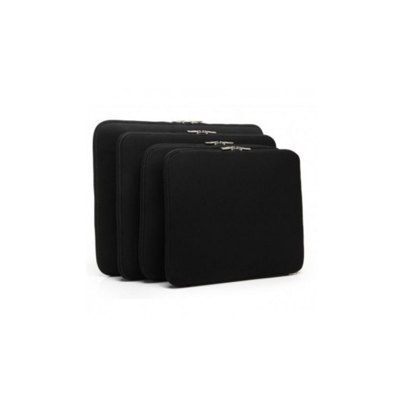 Sort Neopren sleeve med lynlås