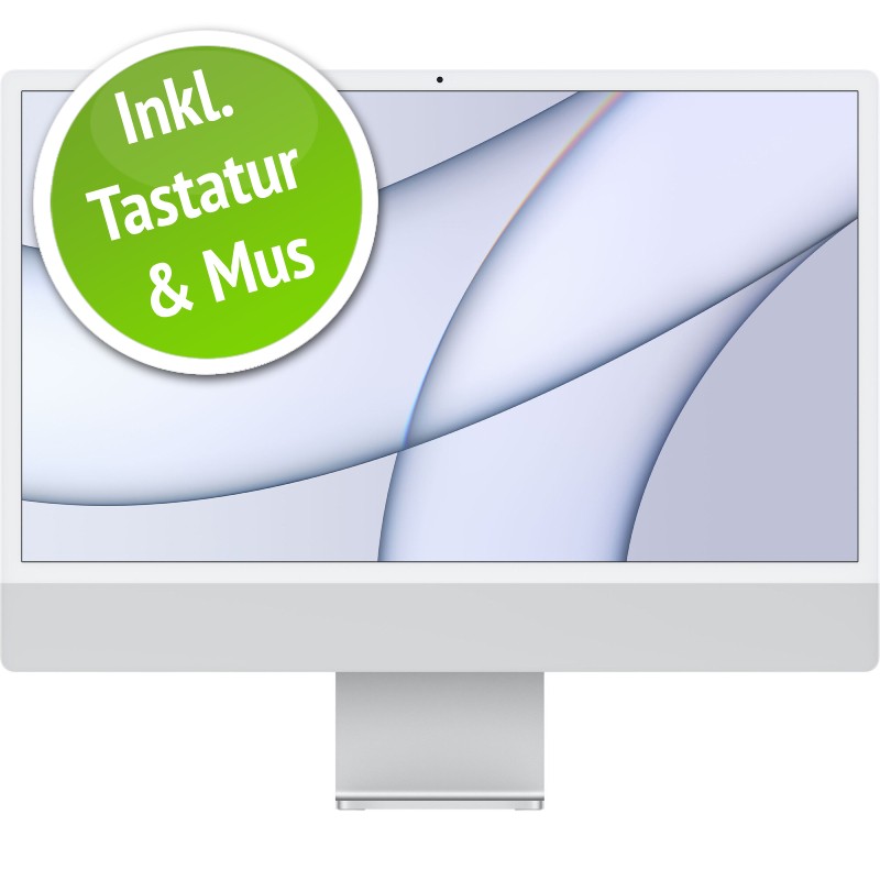 Apple iMac 24" 4.5K 2023 M3 - Sølv