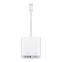 Lightning & USB-kameraadapter 5V, 1A - Hvid