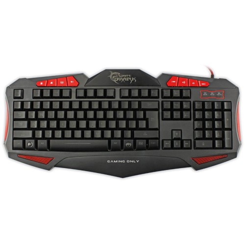 White Shark GK-1621R gaming keyboard - RED/BLACK
