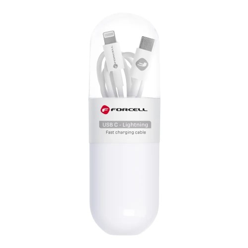Forcell USB-C til Lightnings kabel 1M - 27W